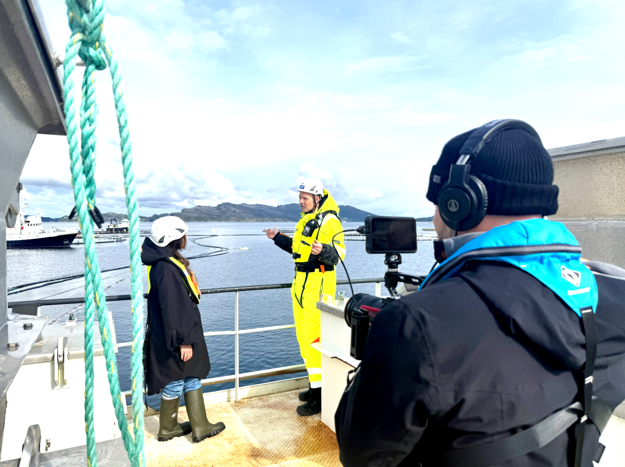 Filmproduksjon behind the scenes. 