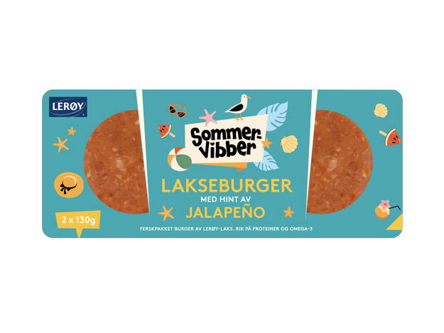 Lerøy burger med jalapeño 